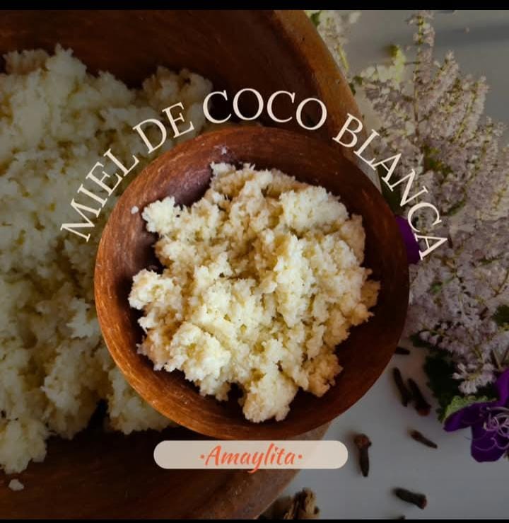 Miel de coco blanca